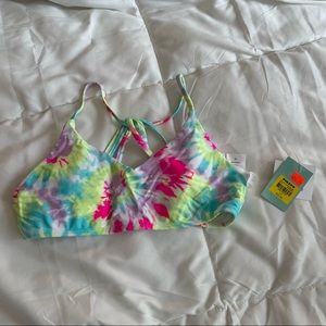 NWT GIRLS TIE DYE BIKINI TOP